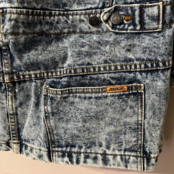 ❌SOLD❌ JORDACHE No Exit Men’s Acid Wash Denim Jacket - Large - Picture 3 of 7